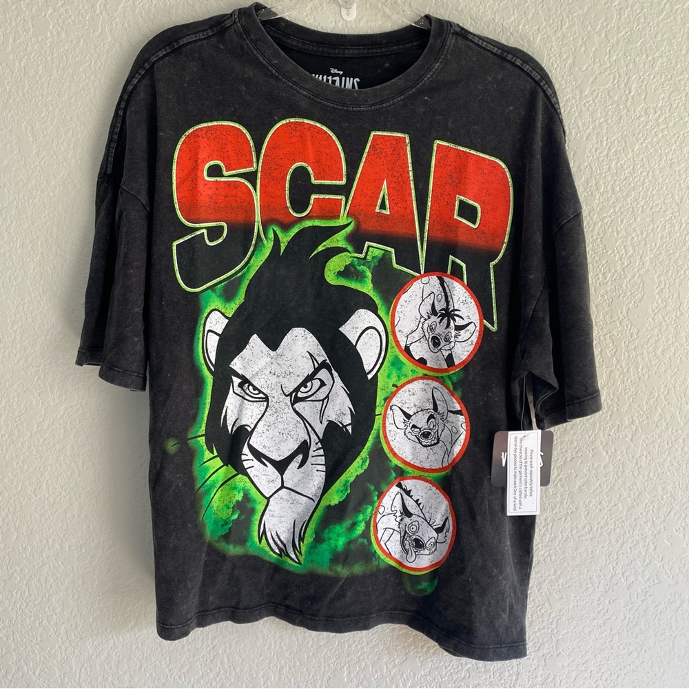 Disney Villains Scar Graphic Tee Shirt